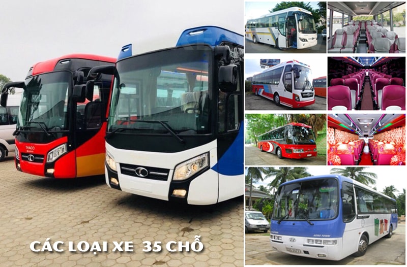 Các loại xe du lịch 35 chỗ ở Việt Nam hiện nay