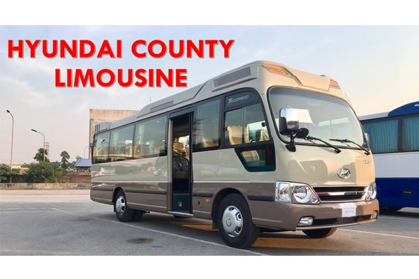 Cho thuê xe Hyundai County Limousine giá rẻ tại Hà Nội