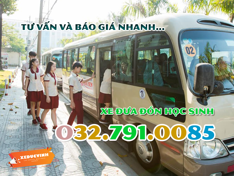 Cho thuê xe đưa đón học sinh 4-45 chỗ hàng ngày tại Hà Nội